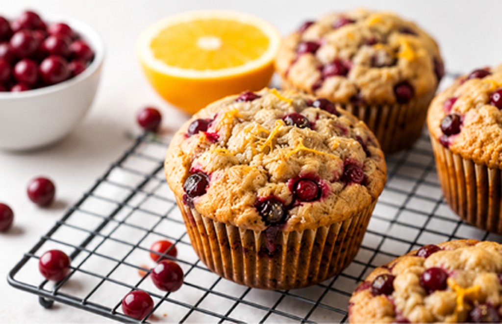 Cranberry Orange Morning Muffins